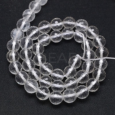 Natural Quartz Crystal Beads G-N0007-8mm-17-1