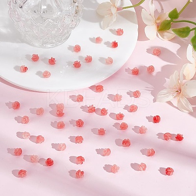 100Pcs Synthetic Coral Beads CORA-OC0001-03A-1