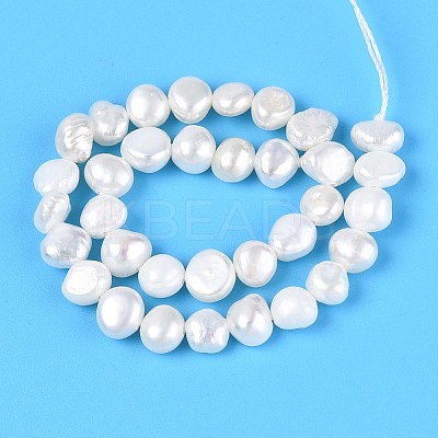 Natural Cultured Freshwater Pearl Beads Strands PEAR-T006-15A-1