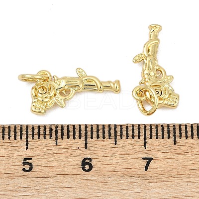Brass Pendants KK-S527-03G-A-1