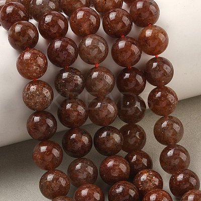 Natural Strawberry Quartz Beads Strands G-D342-A01-10mm-1