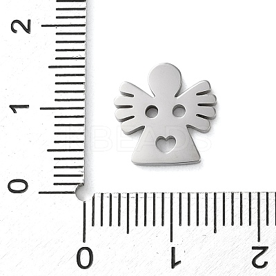 Non-Tarnish 304 Stainless Steel Laser Cut Cabochons STAS-N104-10P-1