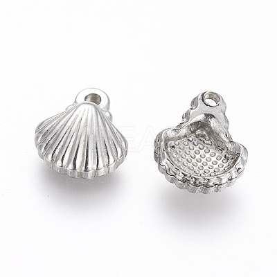 Non-Tarnish 304 Stainless Steel Charms X-STAS-I105-37P-1