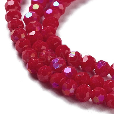 Opaque Glass Beads Strands LS-EGLA-A035-P4mm-L16-1