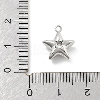 Brass Micro Pave Cubic Zirconia Pendants KK-D283-14P-1