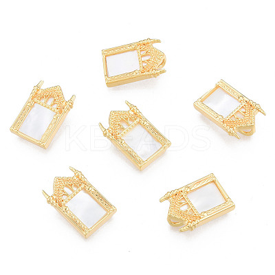 Natural Freshwater Shell Pendants KK-N233-417-1