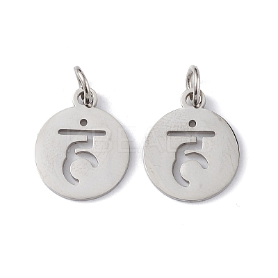 Non-Tarnish 304 Stainless Steel Charms STAS-Q201-T450P-1