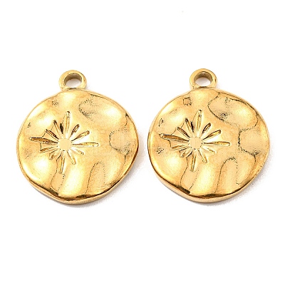 PVD Vacuum Plating 304 Stainless Steel Pendants STAS-F287-30G-1