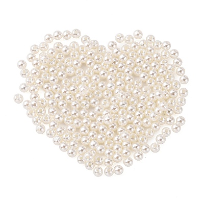 Imitation Pearl Acrylic Beads PL614-1-1
