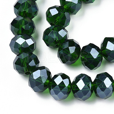 Electroplate Glass Beads Strands EGLA-A034-T1mm-A31-1
