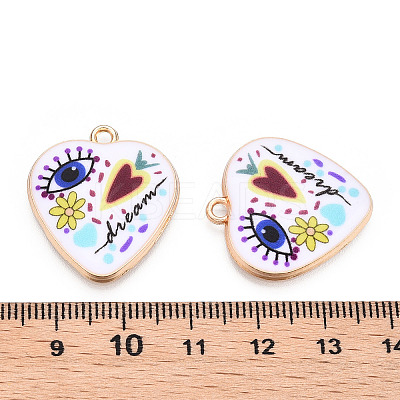 Printed Alloy Pendants ENAM-ZX002-36G-1