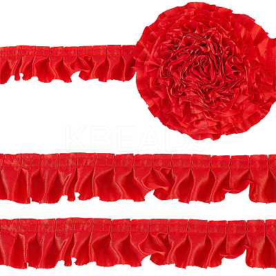 10M Polyester Ruffled Trimming OCOR-GF0004-57C-1