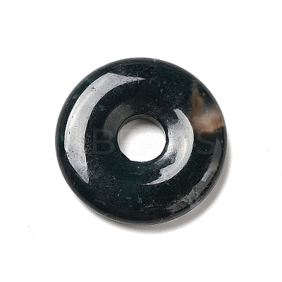 Natural Moss Agate Pendants G-I331-01K-1