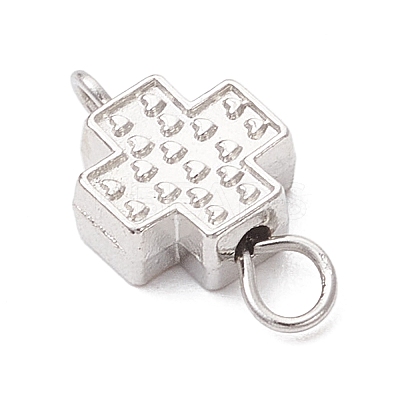 Alloy Cross Connector Charms PALLOY-JF04057-1
