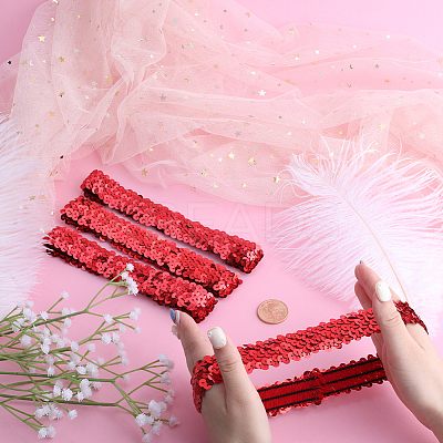 Wide Stretch Sparkling Headband OHAR-WH0001-07D-1
