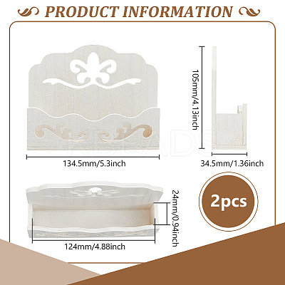 Wood Name Card Holder ODIS-WH0038-114A-1