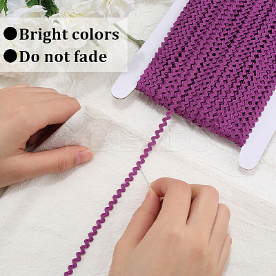 40M Polyester Wavy Fringe Trim Ribbon OCOR-GF0004-39J-1