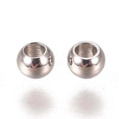 Tarnish Resistant 201 Stainless Steel Spacer Beads STAS-I137-01B-P-1