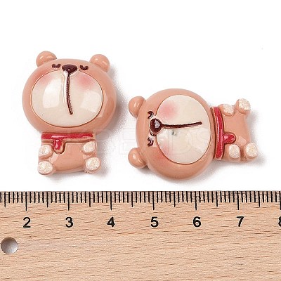 Opaque Resin Animal Decoden Cabochons RESI-Q230-08-1