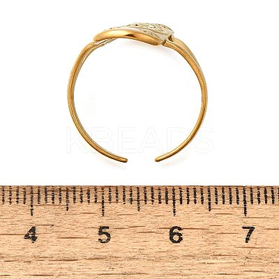 304 Stainless Steel Open Cuff Rings RJEW-M072-04G-1