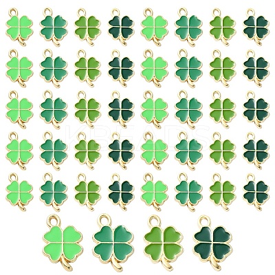 20Pcs 4 Styles Rack Plating Alloy Enamel Pendants FIND-YW0004-75-1