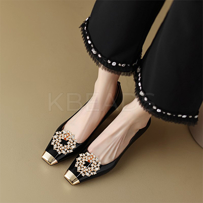 1 Pair Alloy Shoe Buckle Clips DIY-WR0004-08B-1