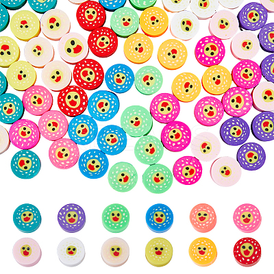 260Pcs 13 Colors Handmade Polymer Clay Beads CLAY-DC0001-05-1