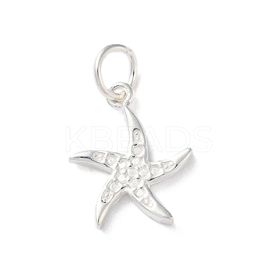 925 Sterling Silver Sea Animal Starfish Charms STER-E071-02S-06-1