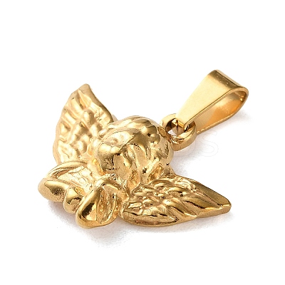 201 Stainless Steel Pendants STAS-U053-13G-1