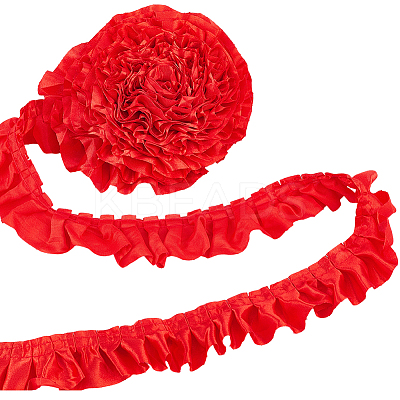 10M Polyester Ruffled Trimming OCOR-GF0004-57C-1