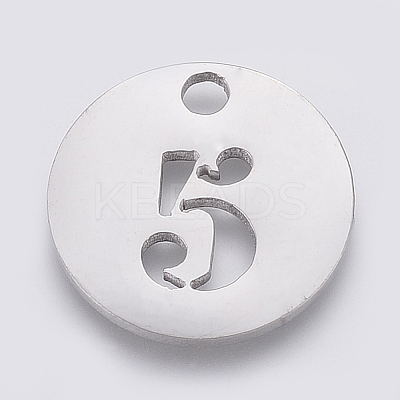 Non-Tarnish 304 Stainless Steel Pendants STAS-F233-05-P-1