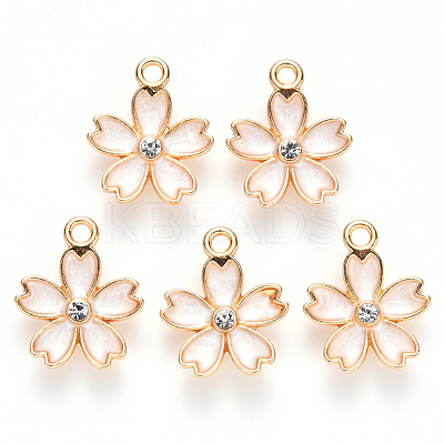 Alloy Enamel Pendants ENAM-S121-052B-1