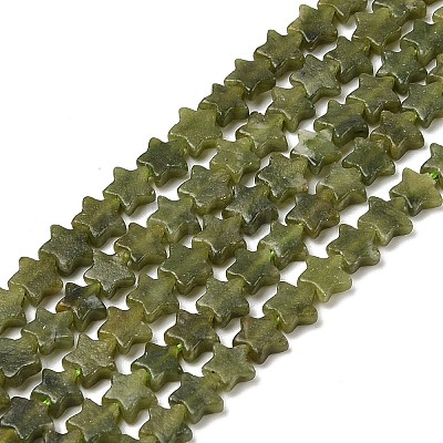 Natural Chinese Jade Beads Strands G-H087-C04-01-1
