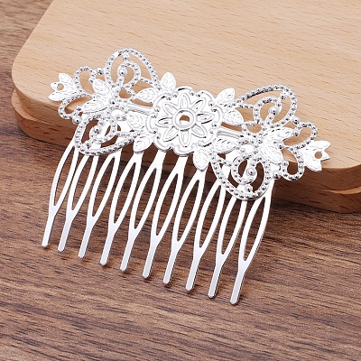 Brass Hair Comb Findings PW-WGEBCA5-01-1