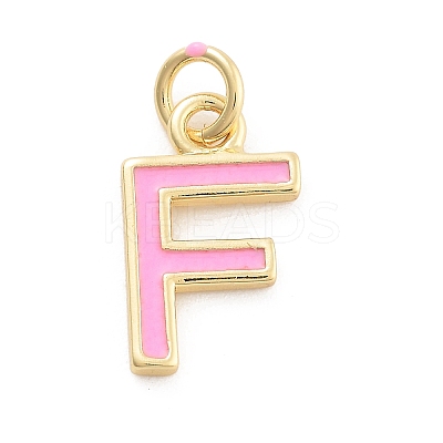 Rack Plating Brass Pendants KK-C065-02F-G-1