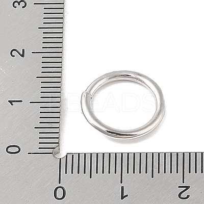 Brass Locking Jump Rings KK-S369-01P-05-1