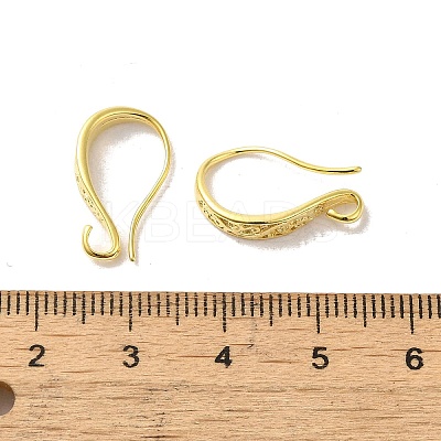 Brass Earring Hooks X-FIND-Z039-25G-1
