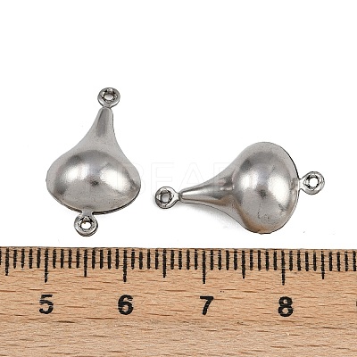 304 Stainless Steel Connector Charms STAS-L297-03P-1