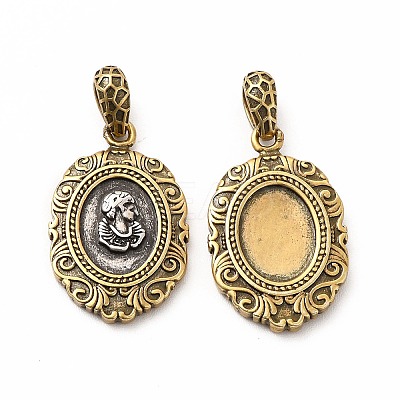 Rack Plating Eco-Friendly Brass Pendants KK-K165-20-1
