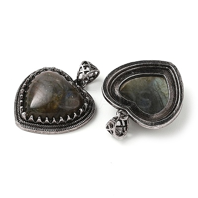 Natural Labradorite Pendants G-A095-01AS-01-1