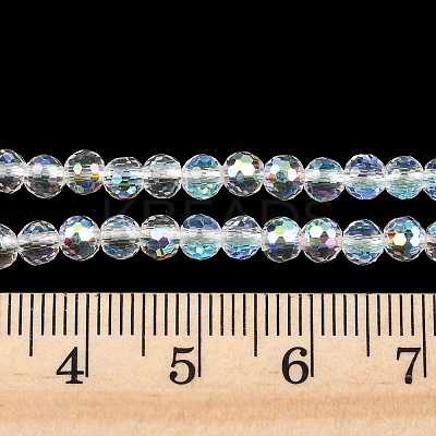 Electroplate Transparent Glass Beads EGLA-B013-02A-AB19-1