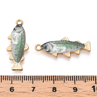 Alloy Enamel Pendants FIND-C037-16G-06-1-1