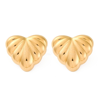 304 Stainless Steel Stud Earrings for Women EJEW-F357-03G-04-1