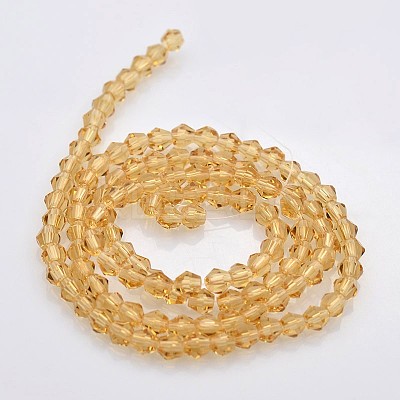 Bicone Glass Beads Strands LS-EGLA-P016-3mm-08-1