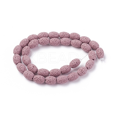 Natural Lava Rock Beads Strands G-F671-03A-08-1