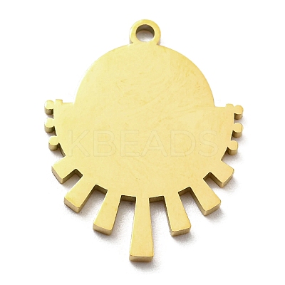 Ion Plating(IP) 316L Surgical Stainless Steel Pendants STAS-M317-14G-1