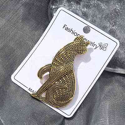 Persian Cat Alloy Brooches LS-JEWB-Q004-03AG-1