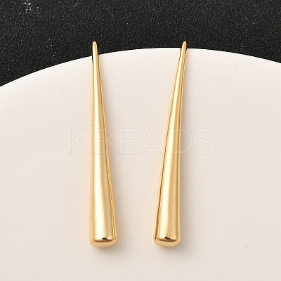Brass Teardrop Dangle Earrings X-EJEW-C158-01G-1