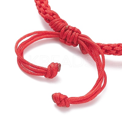 Flower Braided Bead Bracelet BJEW-JB07684-1