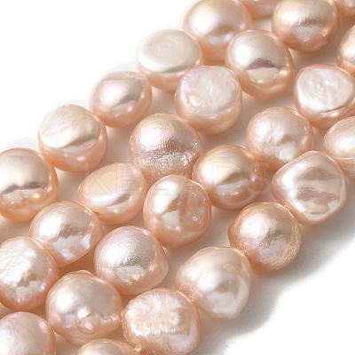 Natural Cultured Freshwater Pearl Beads Strands PEAR-A006-10F-1